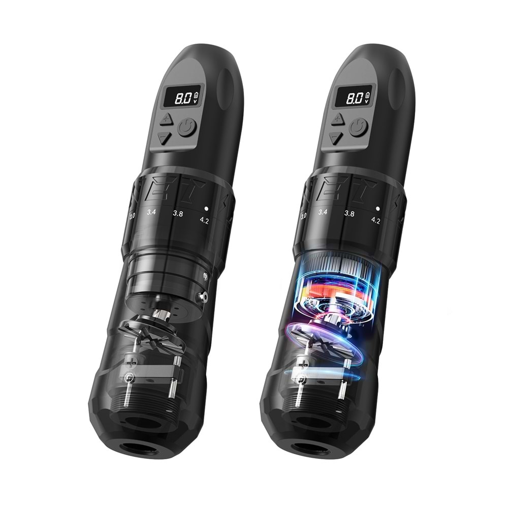 XNET 19M10 by AMBITION PEN DÖVME MAKİNESİ-SİYAH