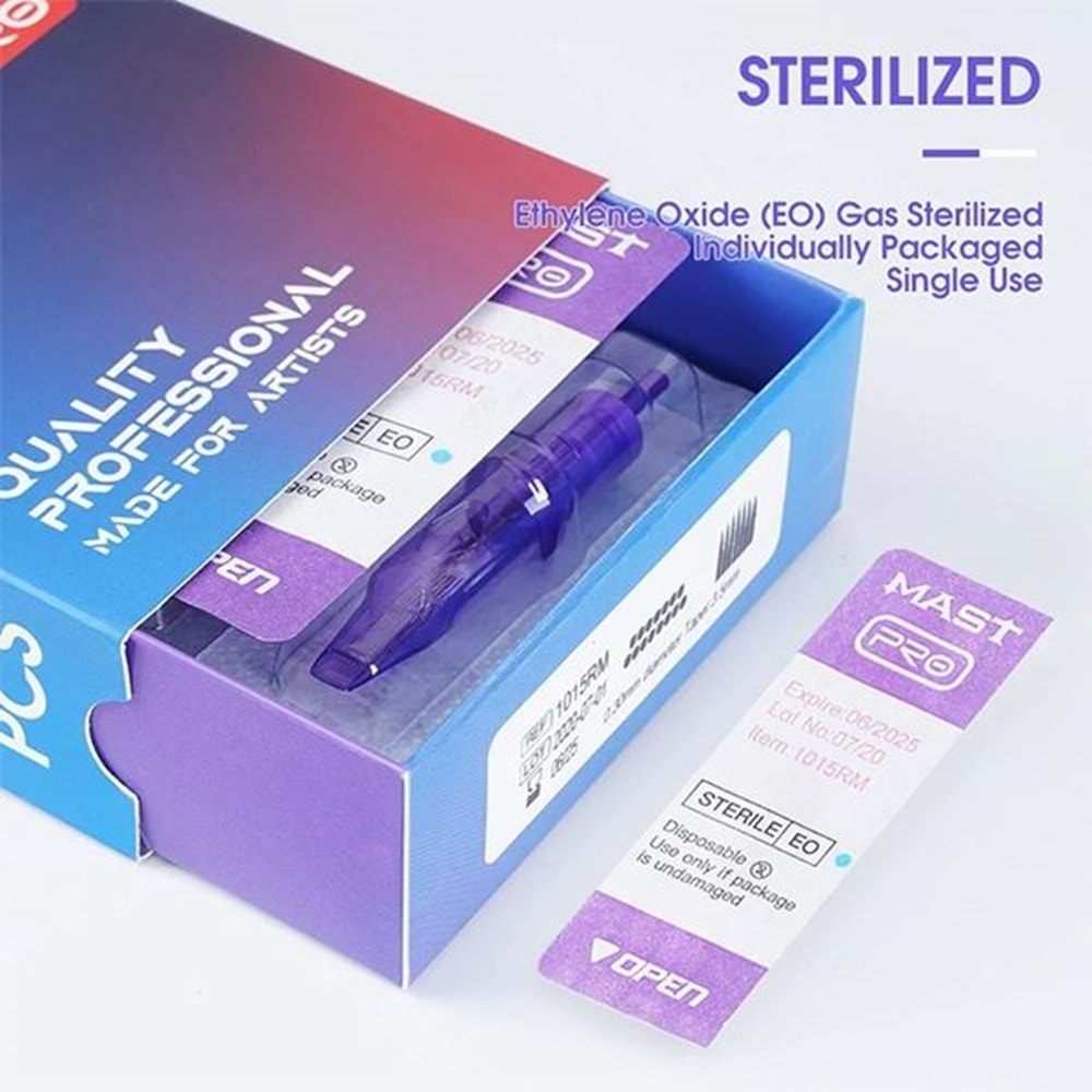 MAST PRO KARTUŞ İĞNE 1011RL (20ADET/KUTU)