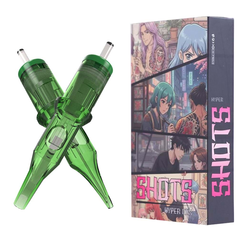 SHOTS HYPER KARTUŞ DÖVME İĞNESİ KARIŞIK #4 (20ADET/KUTU)