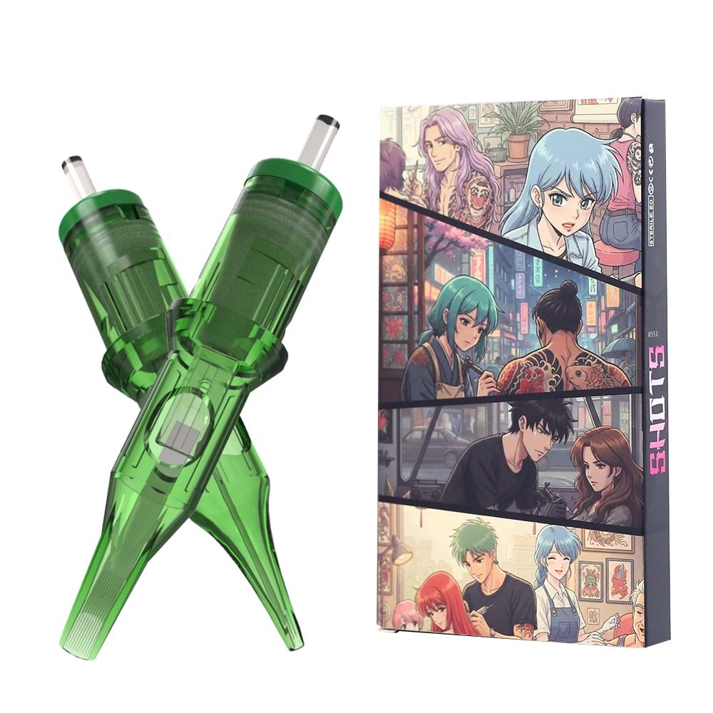 SHOTS HYPER KARTUŞ DÖVME İĞNESİ 1011RL(10ADET/KUTU)