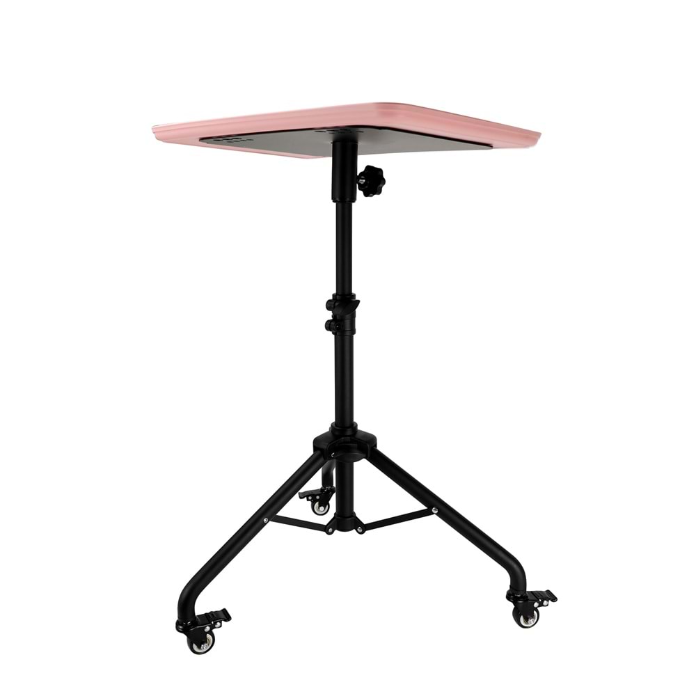 MIKNATISLI METAL SETUP MASASI PEMBE