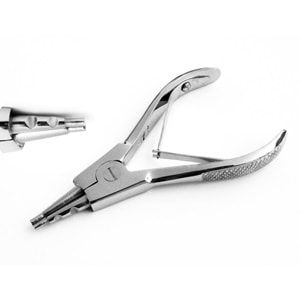 Small Ring Opening Pliers, 2 Grooves 3,75