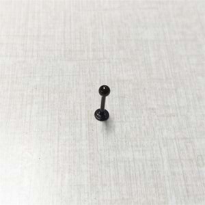 STEEL LABRET BLACK 1,2*6*3