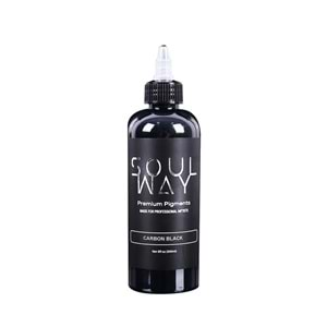 SOULWAY INK CARBON BLACK 8 OZ