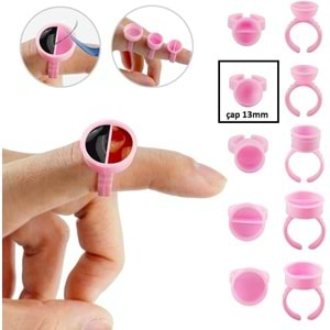 PEMBE YÜZÜK KALICIMAKYAJ BOYA POTASI (ADET) 13MM