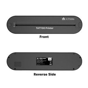 ATS886-B TATTOO PRINTER ŞABLON YAZICISI SİYAH