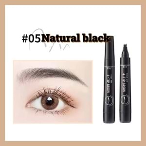 KAŞ DOLGU MAKYAJ KALEMİ #5 NATURAL BLACK