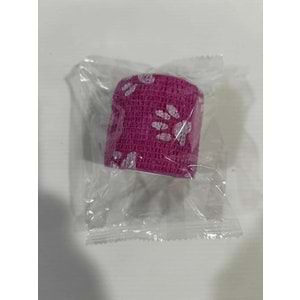 GRIP(TUTACAK) KORUMA BANDI KEDİ PATİSİ PEMBE 5CM