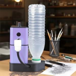 SU TANKLI İĞNE YIKAMA MAKİNESİ SARJLI SİYAH