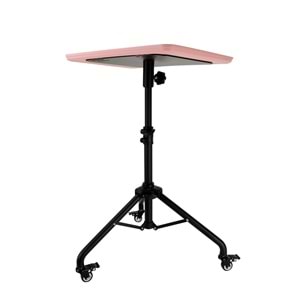 MIKNATISLI METAL SETUP MASASI PEMBE