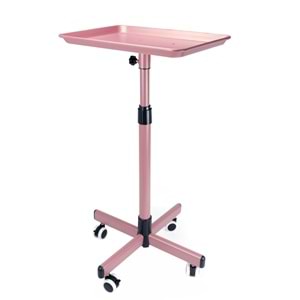 METAL 4 TEKERLEKLİ SETUP MASASI PEMBE
