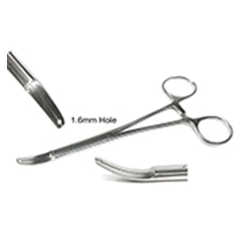 Thin MicroDermal Surface Anchor Holder Forceps-1.6mm Hole