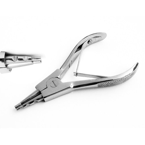 Small Ring Opening Pliers, 2 Grooves 3,75