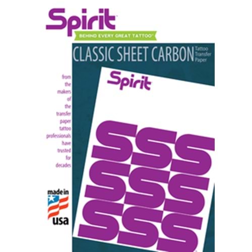 SPIRIT CLASSIC SHEET KARBON PAKET (200adet)