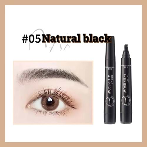 KAŞ DOLGU MAKYAJ KALEMİ #5 NATURAL BLACK