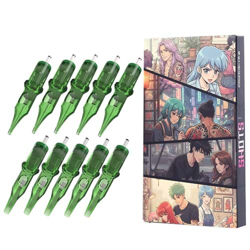 SHOTS HYPER KARTUŞ DÖVME İĞNESİ 1003RS(10ADET/KUTU)