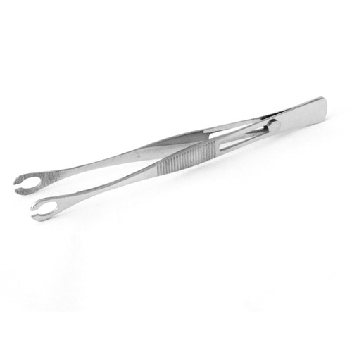 Mini Forester(Sponge) Tweezer Slotted, Locking Button 5.75