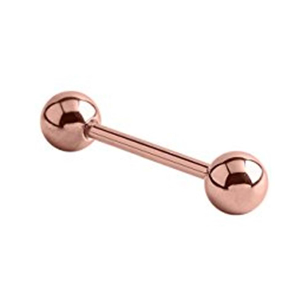 MICRO BARBELL ROSE 1,2*8+3+3