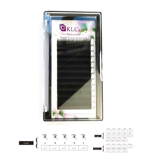 SILK LASHES 14mm Lenght-0,07mm Thicknes- J Curl