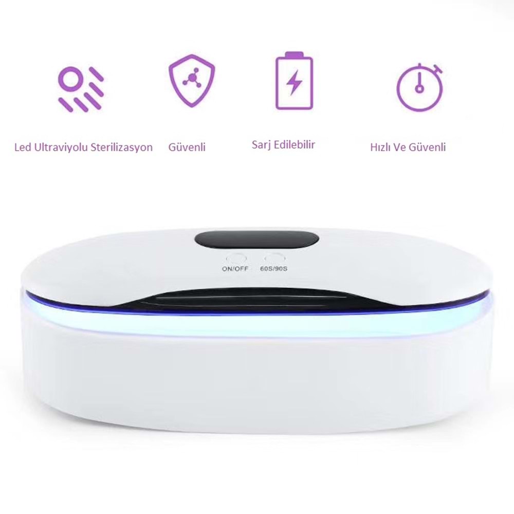 60/90S ŞARJLI UV STERİLİZASYON CİHAZI