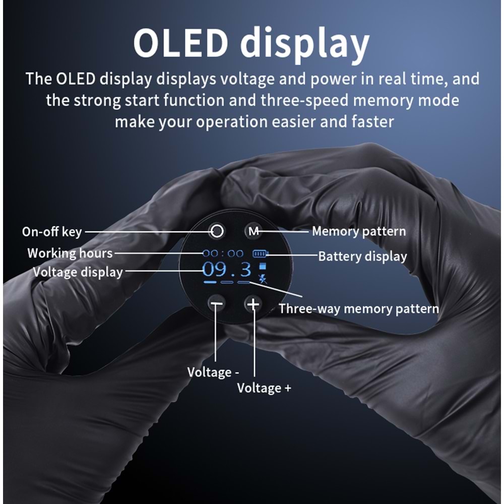 SHOTS-762 WIRELESS KABLOSUZ PEN DÖVME MAKİNESİ