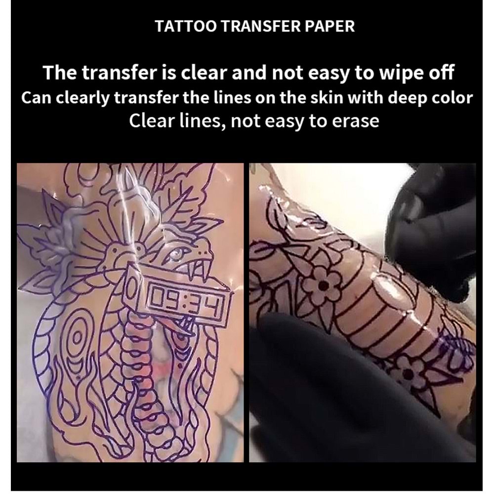 CLEAR CUT ŞEFFAF PLASTİK STENCIL 50 ADET