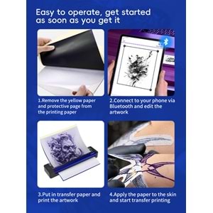 AIMO X5 TATTOO PRINTER ŞABLON YAZICISI