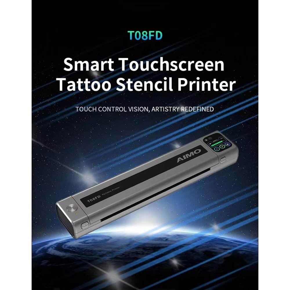 AIMO T08FD TATTOO PRINTER ŞABLON YAZICISI