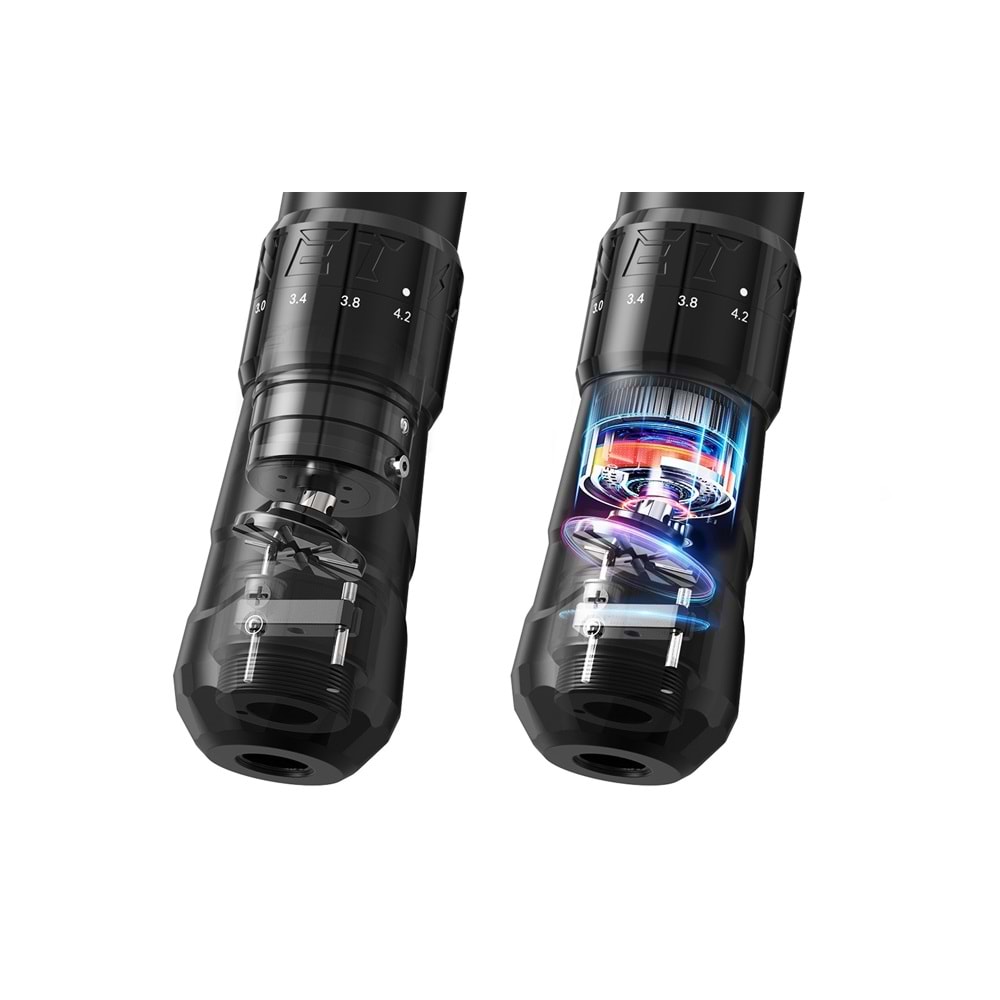 XNET 12M8 by AMBITION PEN DÖVME MAKİNESİ-SİYAH