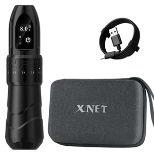 XNET 12M8 by AMBITION PEN DÖVME MAKİNESİ-SİYAH