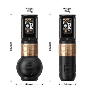 AMBITION NINJA MAX 280 PEN DÖVME MAKİNESİ-SİYAH