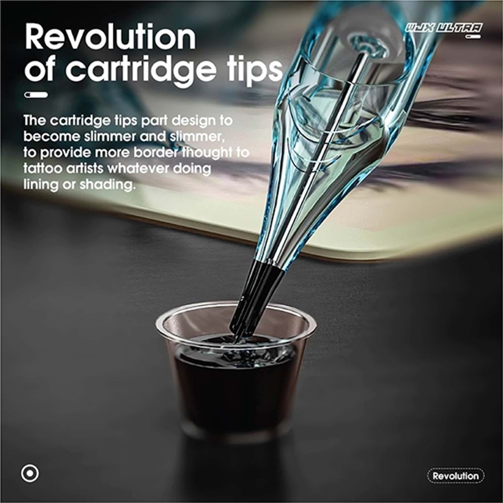 WJX ULTRA KARTUŞ İĞNE 0805RL (20ADET/KUTU)