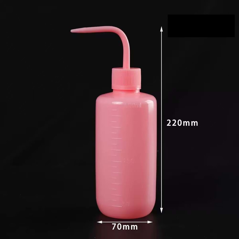 PEMBE PİPET ŞİŞE 500ML